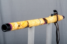 Yellow Cedar Burl Native American Flute, Minor, Low E-4, #N28I (9)